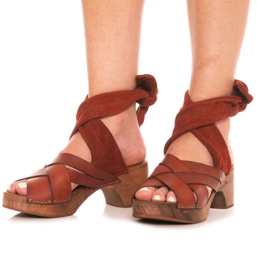 FREE PEOPLE Free People Emmy Wrap Clogs